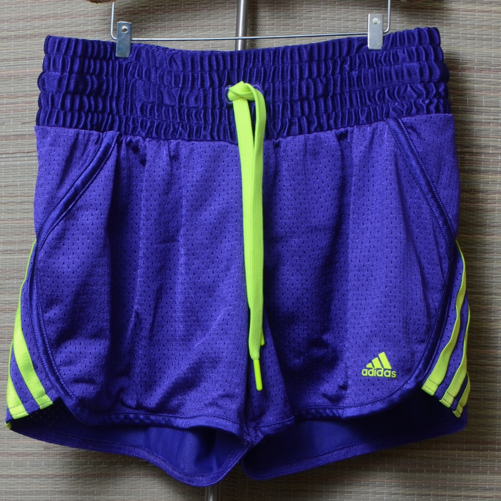 *SILKY NEON* PURPLE*ADIDAS * GET THEM NOW!!Small